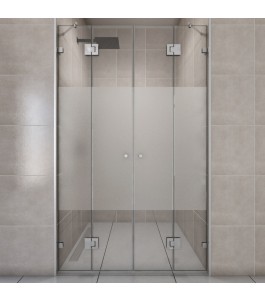 Duschtüren Emas-06 Pendelband Chrom 'Blinds' | Glastuershop24