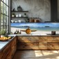 Glas Küchenrückwand 6 mm ESG Motive KRWM-0356