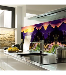Glas Küchenrückwand 6 mm ESG Motive KRWM-0412