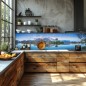 Glas Küchenrückwand 6 mm ESG Motive KRWM-0422