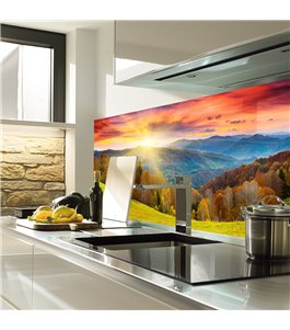 Glas Küchenrückwand 6 mm ESG Motive KRWM-0442