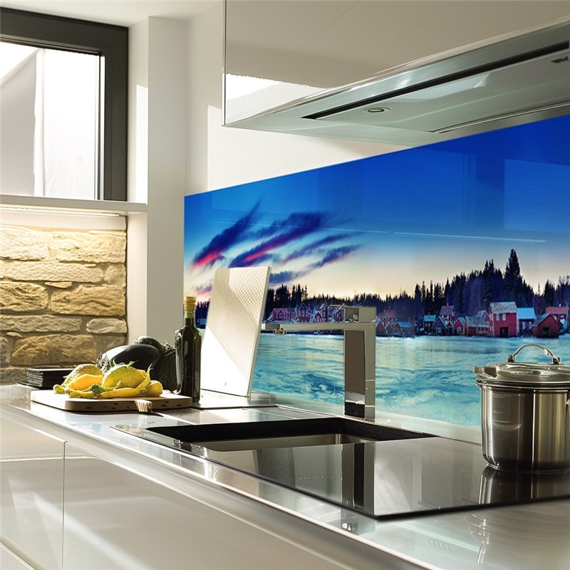 Glas Küchenrückwand 6 mm ESG Motive KRWM-0485