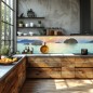 Glas Küchenrückwand 6 mm ESG Motive KRWM-0529