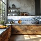 Glas Küchenrückwand 6 mm ESG Motive KRWM-0533
