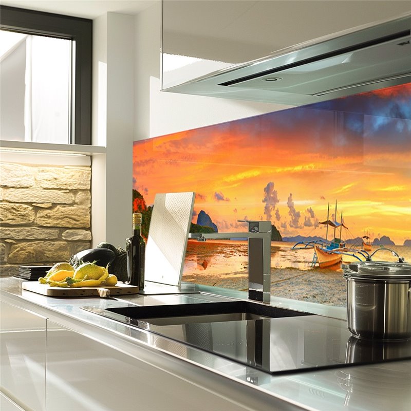 Glas Küchenrückwand 6 mm ESG Motive KRWM-0560 Glas Küchenrückwand 6 mm ESG Motive KRWM-0560
