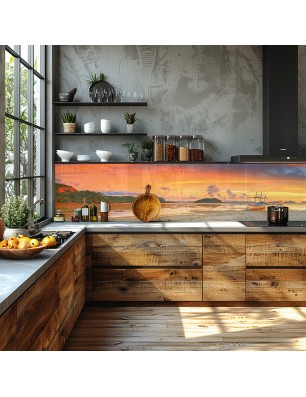 Glas Küchenrückwand 6 mm ESG Motive KRWM-0560
