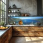 Glas Küchenrückwand 6 mm ESG Motive KRWM-0568
