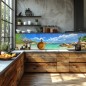 Glas Küchenrückwand 6 mm ESG Motive KRWM-0640