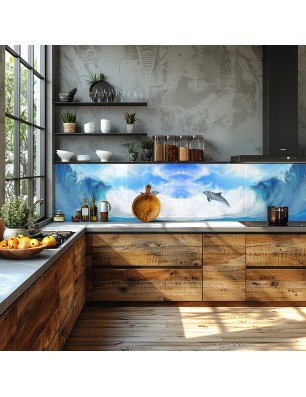 Glas Küchenrückwand 6 mm ESG Motive KRWM-0827