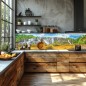 Glas Küchenrückwand 6 mm ESG Motive KRWM-0967
