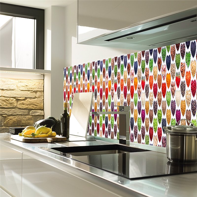 Glas Küchenrückwand 6 mm ESG Motive KRWM-0972 Glas Küchenrückwand 6 mm ESG Motive KRWM-0972