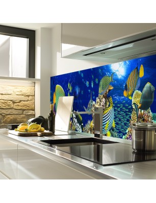 Glas Küchenrückwand 6 mm ESG Motive KRWM-0981