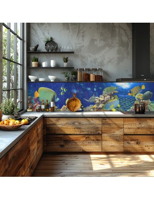 Glas Küchenrückwand 6 mm ESG Motive KRWM-0981
