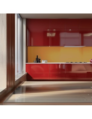 Küchenrückwand Glas 6 mm ESG Ral-Töne KRWR-8001