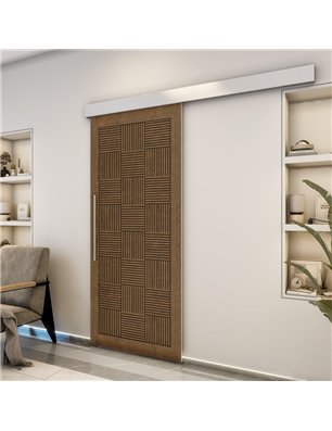 Holzschiebetür Eco-Line - Nussbaum  Model 1015