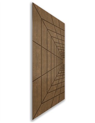 Holzschiebetür Nur Türblatt - Nussbaum Model 1034