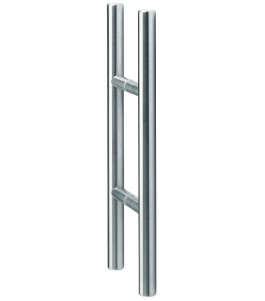 Griffstangenset 400 mm aus Edelstahl für Holzschiebetüren