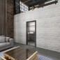 Ganzglastür Loft Schwarzlack 19 auf Klarglas Ganzglastür Loft Schwarzlack 19 auf Klarglas