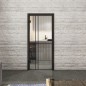 Ganzglastür Loft Schwarzlack 21 auf Klarglas Ganzglastür Loft Schwarzlack 21 auf Klarglas