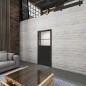Ganzglastür Loft Schwarzlack 22 auf Klarglas Ganzglastür Loft Schwarzlack 22 auf Klarglas