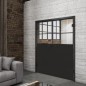 Ganzglastür Loft Schwarzlack 22 auf Klarglas Ganzglastür Loft Schwarzlack 22 auf Klarglas