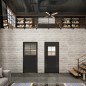 Ganzglastür Loft Schwarzlack 23 auf Klarglas Ganzglastür Loft Schwarzlack 23 auf Klarglas