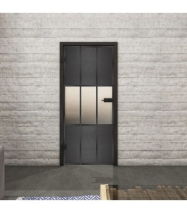 Ganzglastür Loft mit blickdichtem Design | Glastuershop24