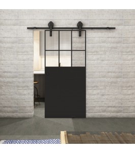 Glasschiebetür BARN-LINE Loft Schwarzlack 27 | Glastuershop24