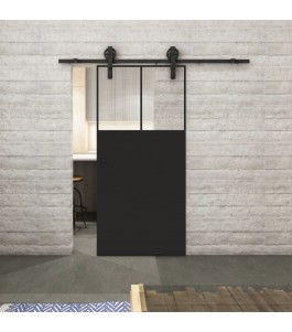 Glasschiebetür BARN-LINE Loft Schwarzlack 25 | Glastuershop24