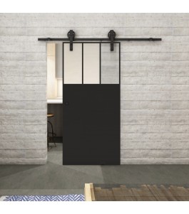 Glasschiebetür BARN-LINE Loft Schwarzlack 29 | Glastuershop24
