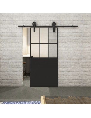Glasschiebetür BARN-LINE Loft Schwarzlack 28 | Glastuershop24