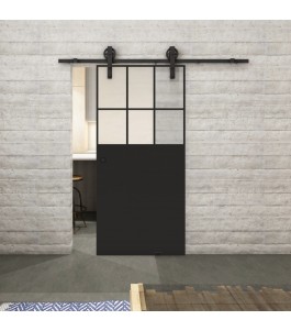 Glasschiebetür BARN-LINE Loft Schwarzlack 27 | Glastuershop24