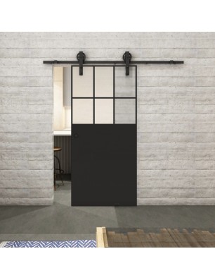 Glasschiebetür BARN-LINE Loft Schwarzlack 27 | Glastuershop24