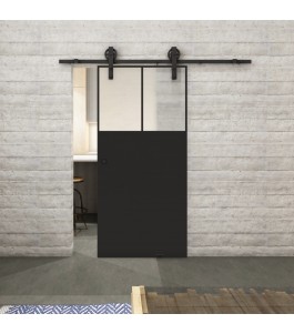 Glasschiebetür BARN-LINE Loft Schwarzlack 25 | Glastuershop24