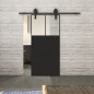 Glasschiebetür BARN-LINE Loft Schwarzlack 25 Blickdicht Glasschiebetür BARN-LINE Loft Schwarzlack 25 Blickdicht