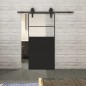 Glasschiebetür BARN-LINE Loft Schwarzlack 22 Blickdicht Glasschiebetür BARN-LINE Loft Schwarzlack 22 Blickdicht