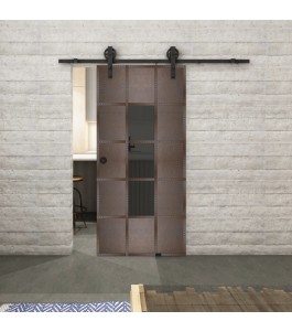 Glasschiebetür BARN-LINE Loft Rosteisen | Glastuershop24