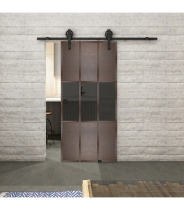 Glasschiebetür BARN-LINE Loft Rosteisen | Glastuershop24