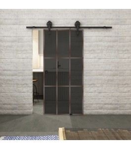 Glasschiebetür BARN-LINE Loft Rosteisen | Glastuershop24