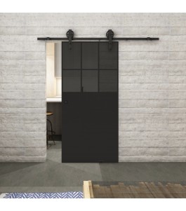 Glasschiebetür BARN-LINE Loft Schwarzlack 27 | Glastuershop24