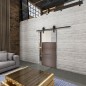 Glasschiebetür BARN-LINE Loft Rosteisen Genietet 15 Blickdicht Glasschiebetür BARN-LINE Loft Rosteisen Genietet 15 Blickdicht
