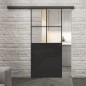 Glasschiebetür BLACK-LINE Loft Schwarzlack 24 Auf Klarglas Glasschiebetür BLACK-LINE Loft Schwarzlack 24 Auf Klarglas