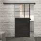 Glasschiebetür BLACK-LINE Loft Schwarzlack 27 Auf Klarglas Glasschiebetür BLACK-LINE Loft Schwarzlack 27 Auf Klarglas