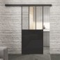 Glasschiebetür BLACK-LINE Loft Schwarzlack 30 Auf Klarglas Glasschiebetür BLACK-LINE Loft Schwarzlack 30 Auf Klarglas