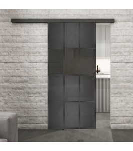 Glasschiebetür BLACK-LINE Loft Schwarzeisen | Glastuershop24