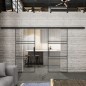 Glasschiebetür BLACK-LINE Loft Schwarzlack 17 Auf Klarglas Glasschiebetür BLACK-LINE Loft Schwarzlack 17 Auf Klarglas