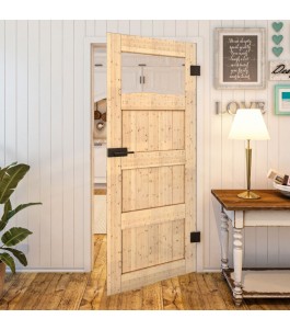 Ganzglastür Country Astkiefer Modell 34 | Glastuershop24