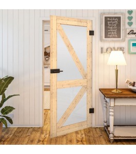 Ganzglastür Country Astkiefer Modell 43 | Glastuershop24