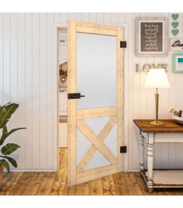 Ganzglastür Country Astkiefer Modell 53 | Glastuershop24