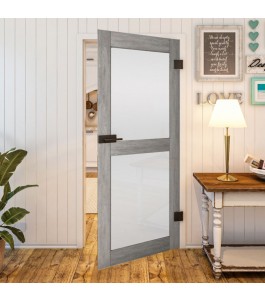 Ganzglastür Country Graueiche Modell 23 | Glastuershop24